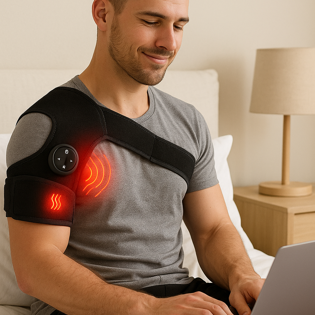 Portable Heating & Vibration Therapy Device – Knee, Shoulder & Elbow Relief