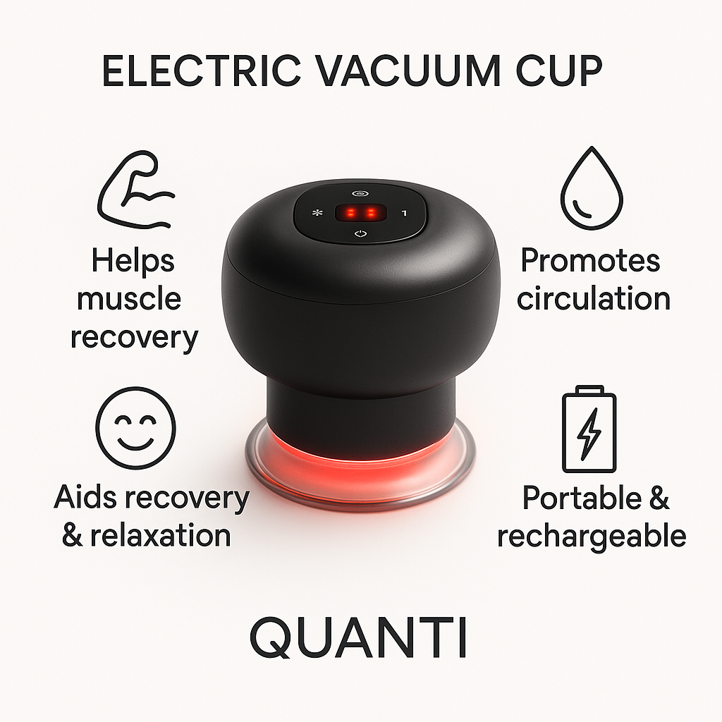 QUANTI Smart Electric Cupping Therapy Device – Muscle Recovery & Circulation