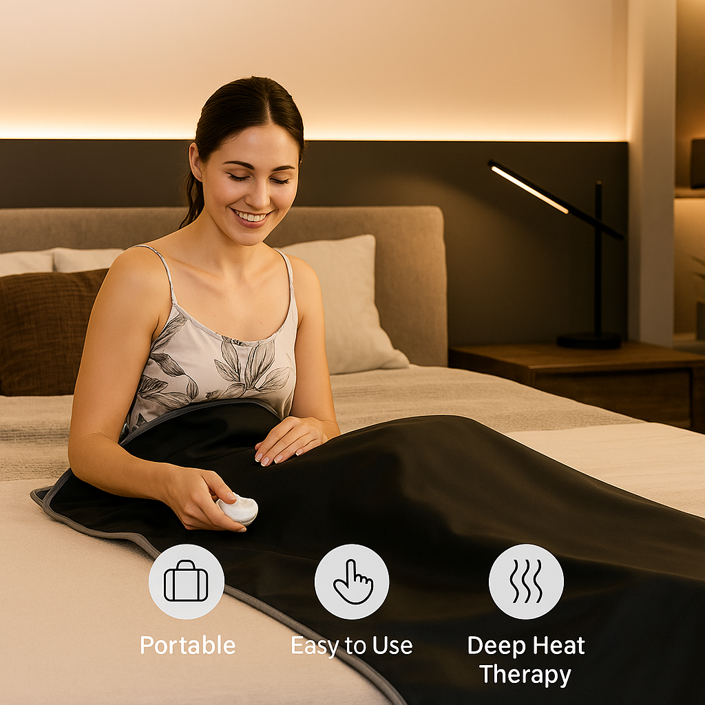 Portable Infrared Sauna Blanket – Detox, Relaxation & Recovery at Home