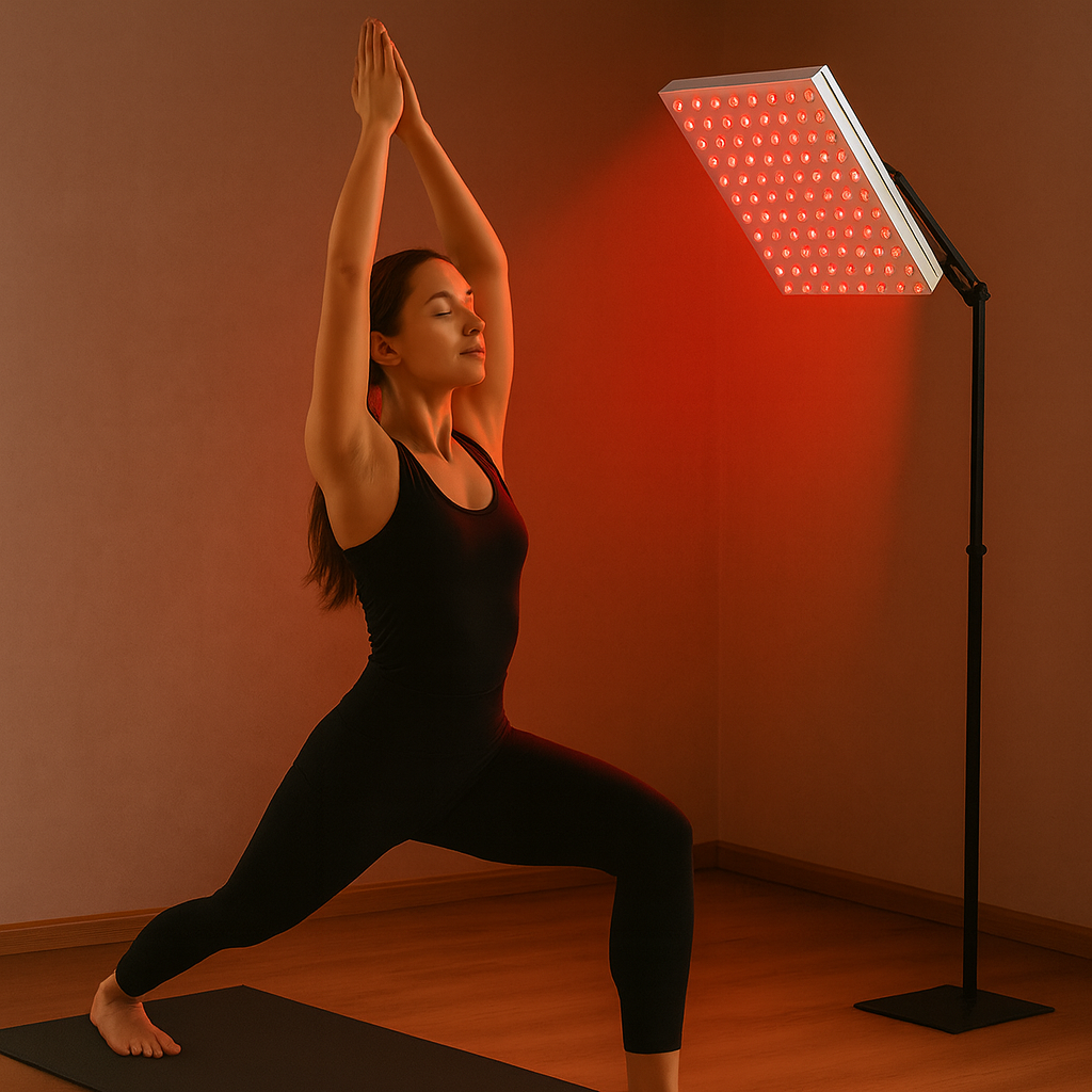 Red Light Therapy Lamp with Infrared – Skin, Muscle & Wellness Recovery
