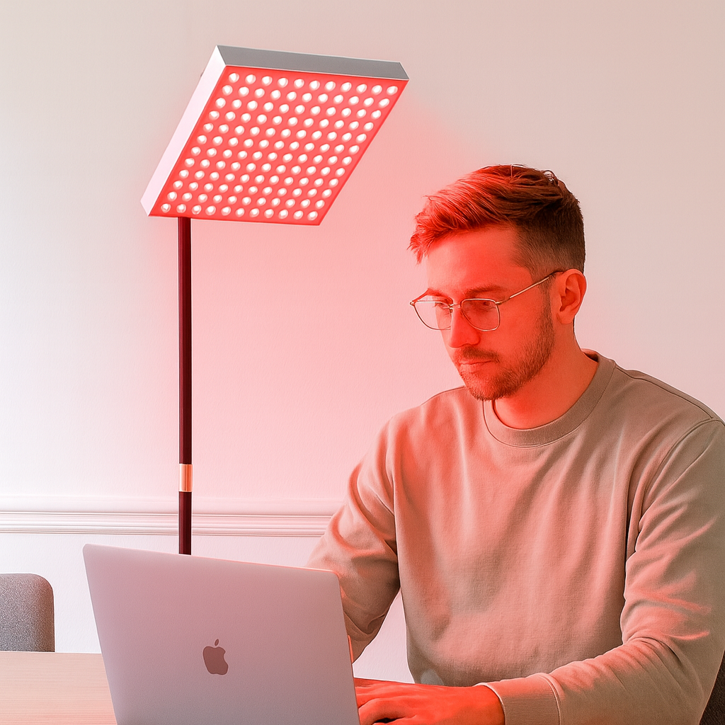Red Light Therapy Lamp with Infrared – Skin, Muscle & Wellness Recovery
