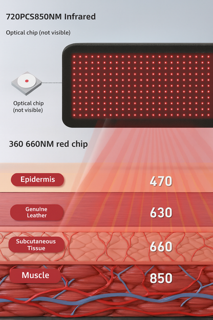 Red Light Therapy Mat with Infrared  –  Recovery & Relaxation